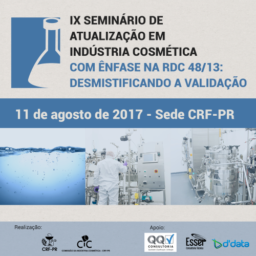 IX Seminário de Atualização em Indústria Cosmética 