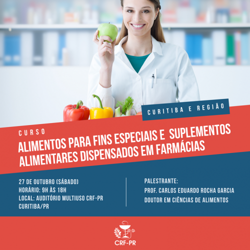 Alimentos para Fins Especiais e Suplementos Dispensados em Farmácias