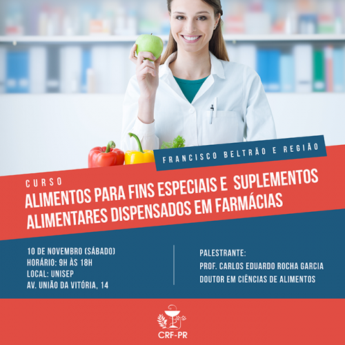 Alimentos para Fins Especiais e Suplementos Dispensados em Farmácias