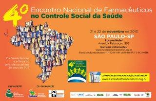 4ª Encontro Nacional de Farmacêuticos - Controle Social  