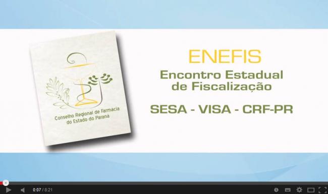 Confira o vídeo sobre o I Encontro Estadual de Fiscalização – VISA/CRF-PR e SESA-PR.