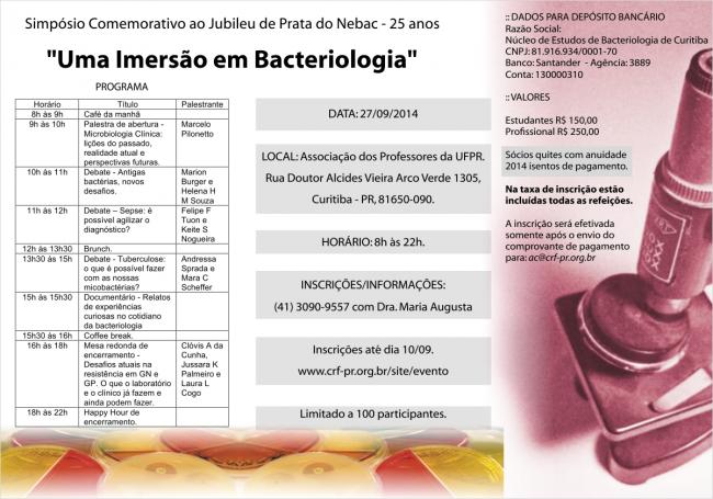 Simpósio Comemora o Jubileu de Prata do Nebac – 25 anos 