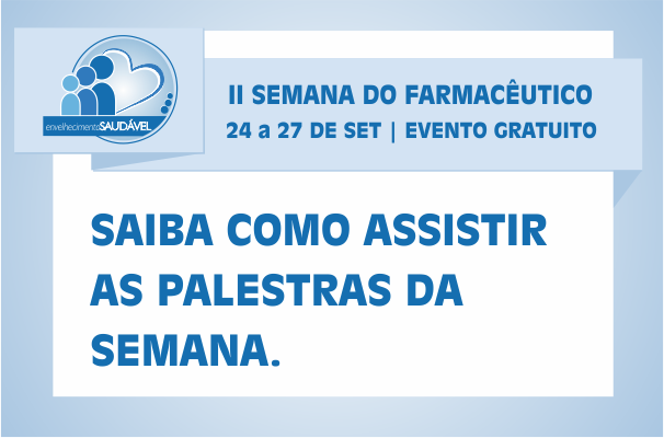 Na Semana do Farmacêutico, o CRF-PR transmitirá palestras online