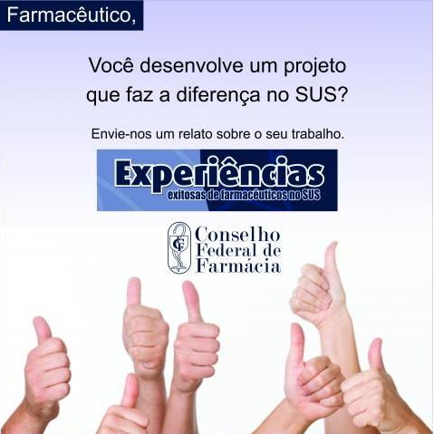 Atenção, farmacêuticos que atuam no SUS!