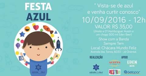 Festa Azul - Solidariedade em Prol do Autismo