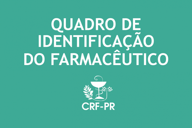 Quadro de Identificação do Farmacêutico