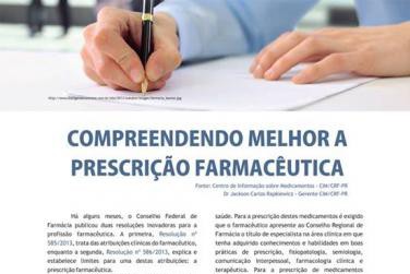 Compreendendo melhor a Prescrição Farmacêutica