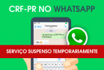 WhatsApp do CRF-PR temporariamente suspenso