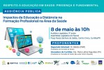 Respeito à educação em saúde: presença é fundamental. Participe!