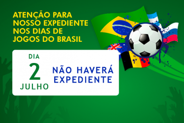 Aviso - Copa do Mundo