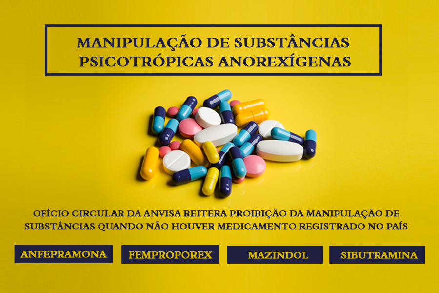 Manipulação de substâncias psicotrópicas anorexígenas