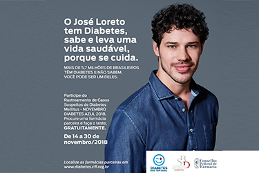 Rastreamento de casos suspeitos de diabetes começa na quarta-feira