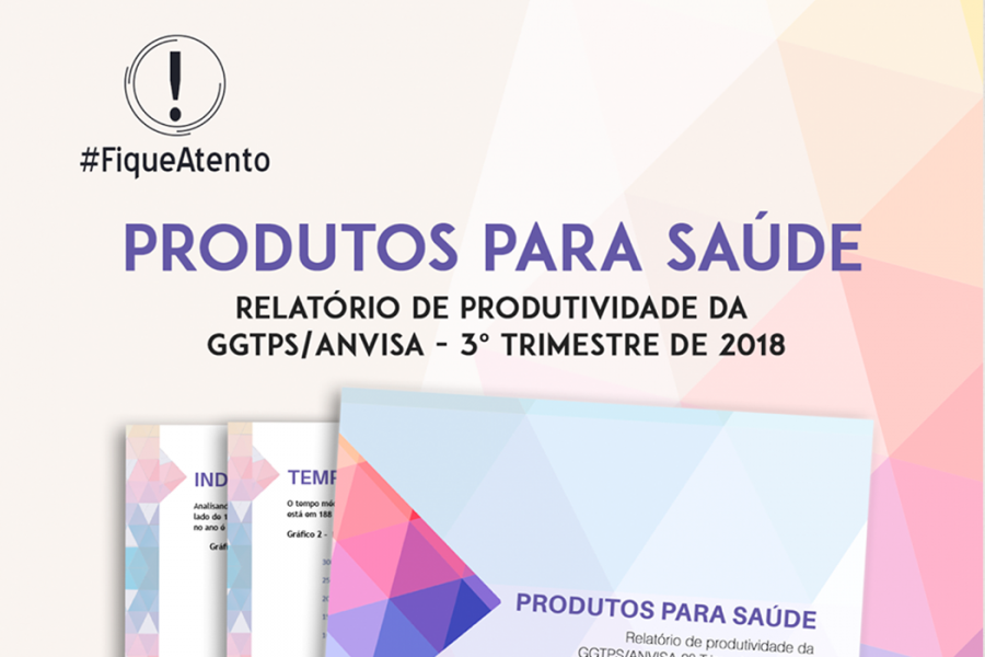 Relatório de Produtividade da GGTPS/Anvisa - 3º Trimestre de 2018