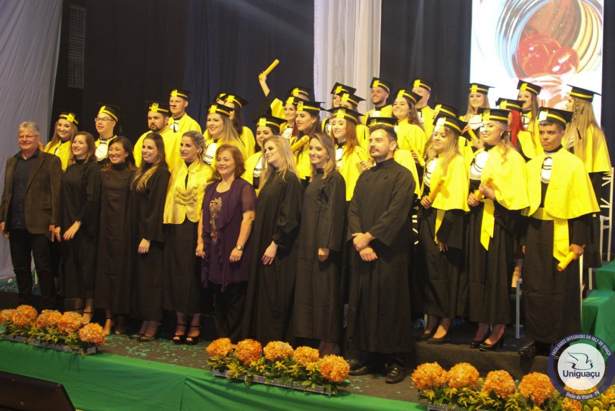 CRF-PR celebrou a formatura dos novos farmacêuticos da Uniguaçu