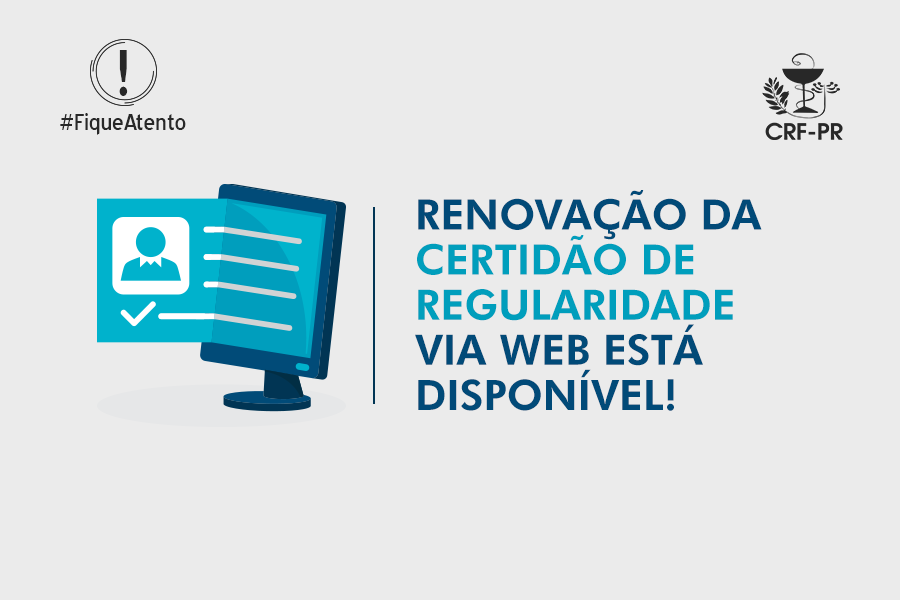 Renovação da Certidão de Regularidade via web está disponível