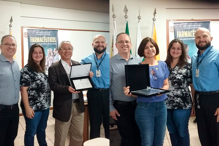 Entrega de homenagens e reunião de orientação em Maringá