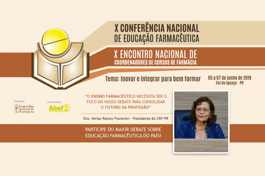 PARTICIPE! X Conferência Nacional de Educação Farmacêutica