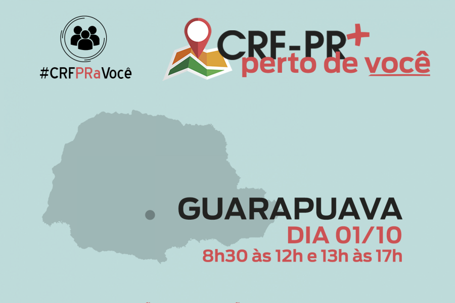 CRF-PR mais perto de você chega novamente a Guarapuava