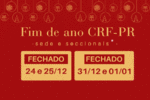 Aviso - Final de Ano CRF-PR