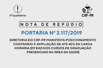 Nota de Repúdio - Portaria 2.117/19