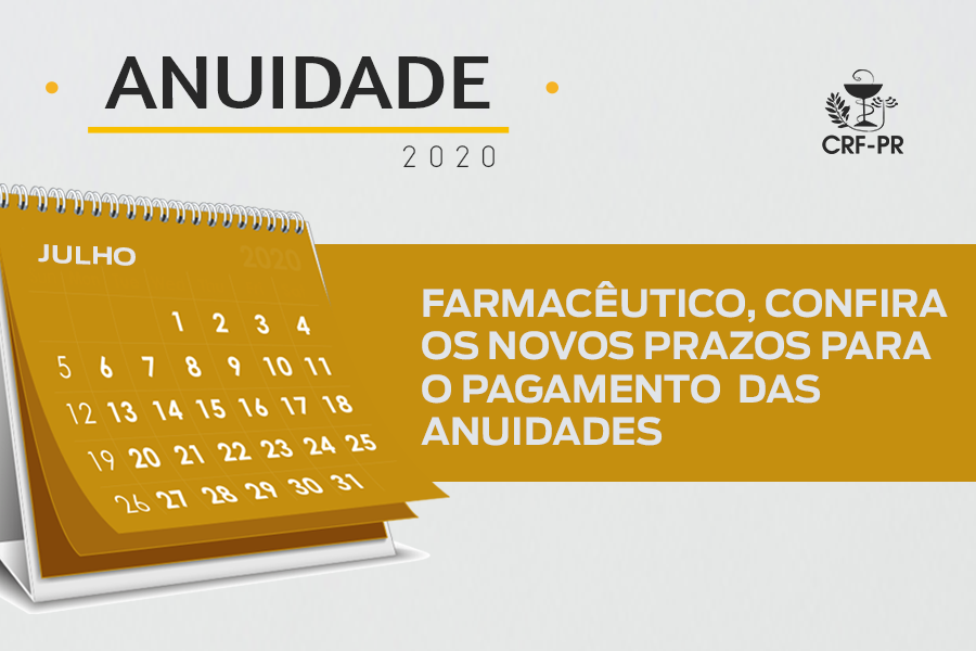 Solicitação do CRF-PR atendida: prorrogação do prazo do pagamento de anuidade