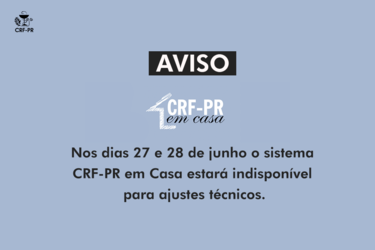 AVISO - CRF-PR em Casa