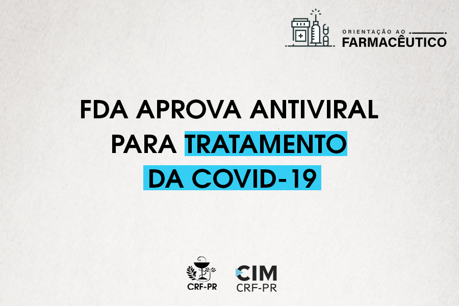 FDA aprova antiviral para tratamento da COVID-19