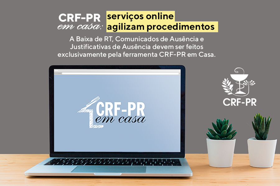 CRF-PR em Casa: serviços online agilizam procedimentos