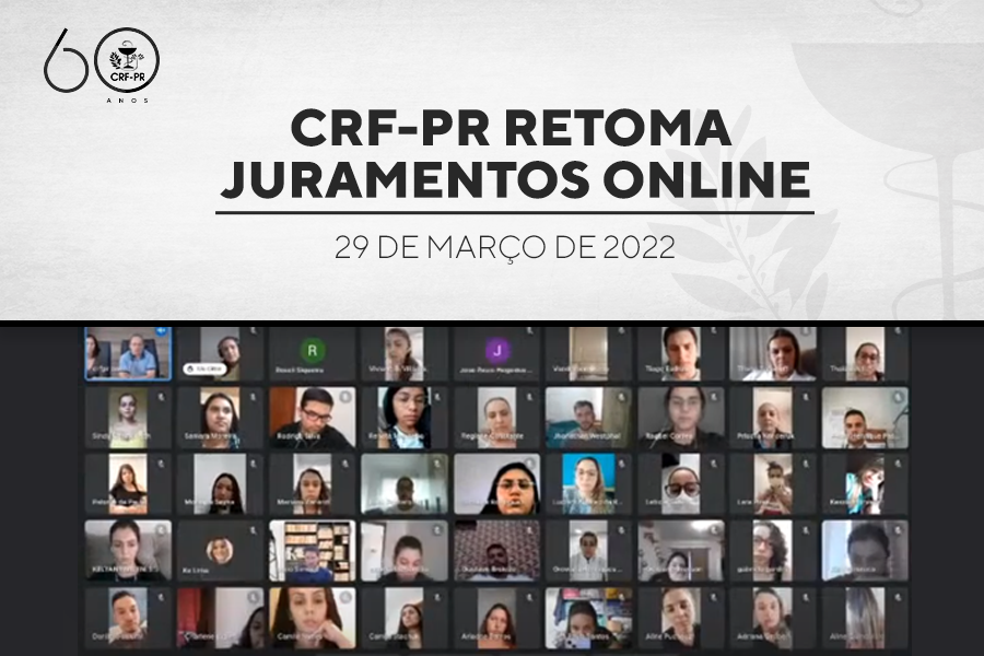 CRF-PR retoma juramentos online