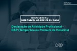 Novo serviço no CRF-PR em Casa: Declaração de Atividade Profissional (DAP)