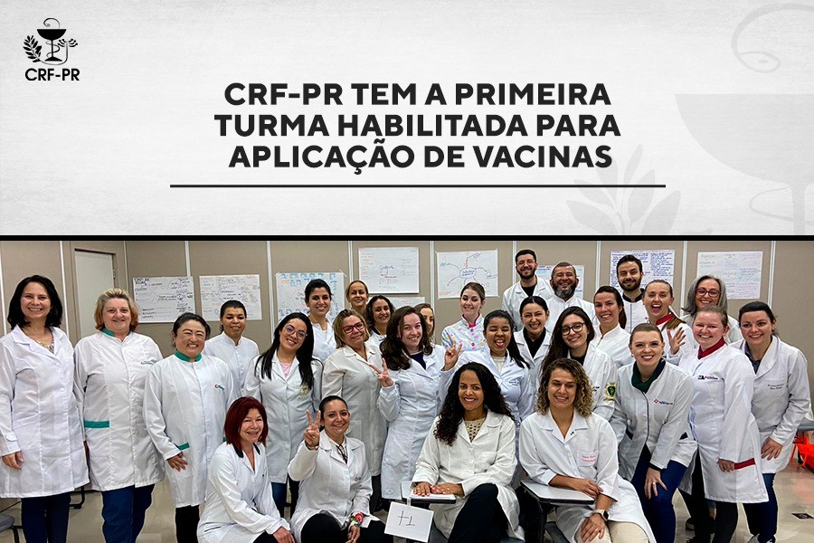 CRF-PR tem a primeira turma habilitada para aplicação de vacinas