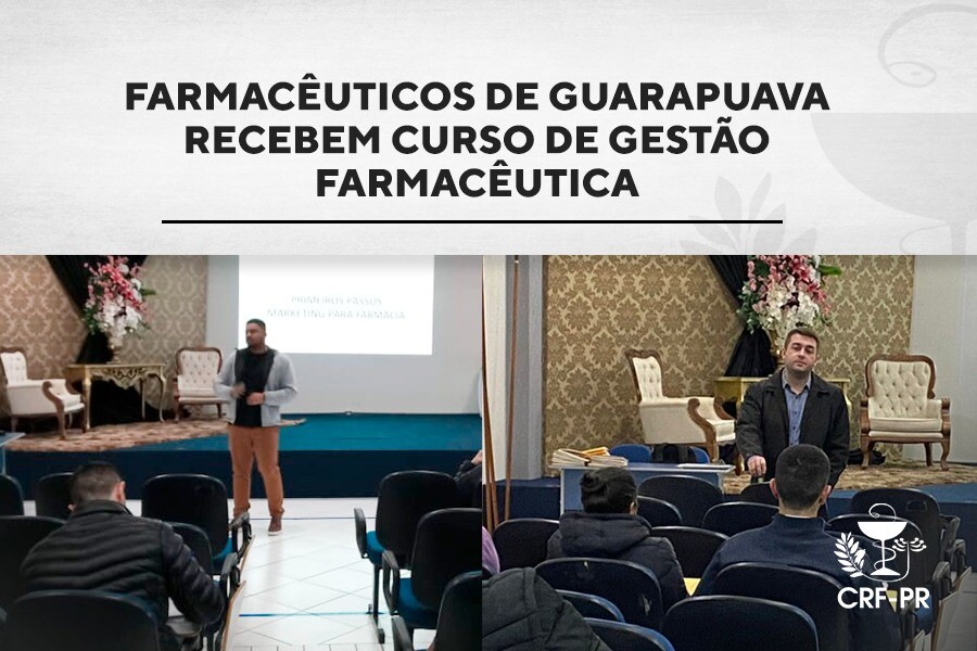 Farmacêuticos de Guarapuava recebem curso de Gestão Farmacêutica