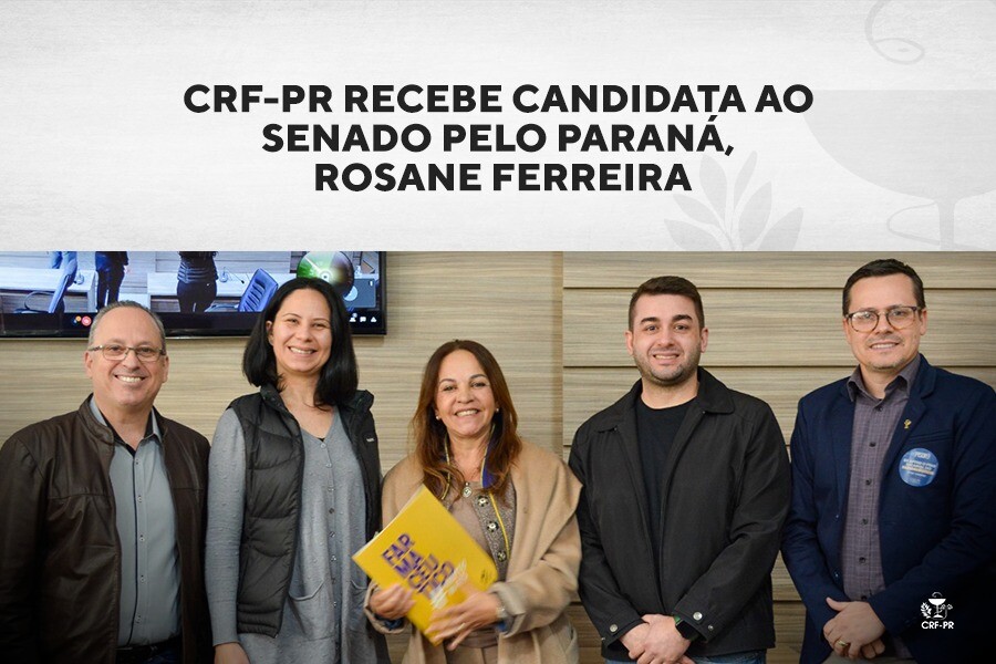 CRF-PR recebe candidata ao senado pelo Paraná, Rosane Ferreira