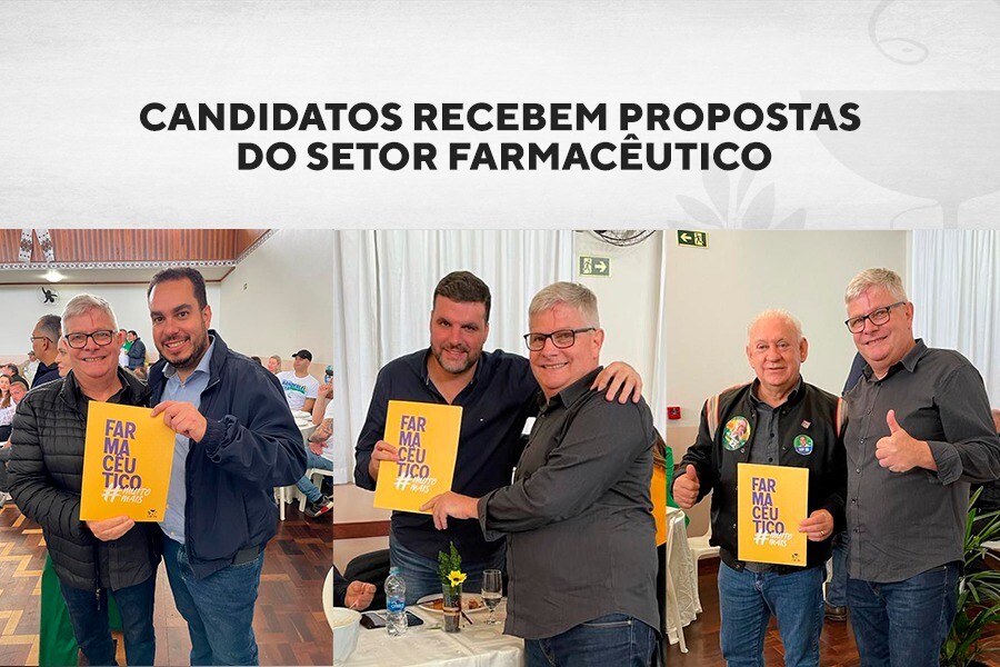 Candidatos recebem propostas do setor farmacêutico