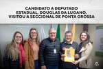 Candidato a deputado estadual, Douglas da Lugano, visitou a seccional de Ponta Grossa