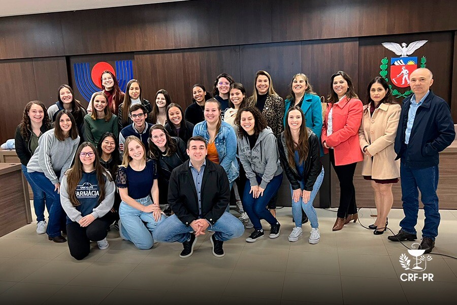 “A importância do CRF-PR para a sociedade” foi tema de palestra para acadêmicos da Unioeste