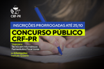 PRORROGADA AS INSCRIÇÕES PARA o concurso público de Farmacêutico Fiscal Junior e Técnico em Informática