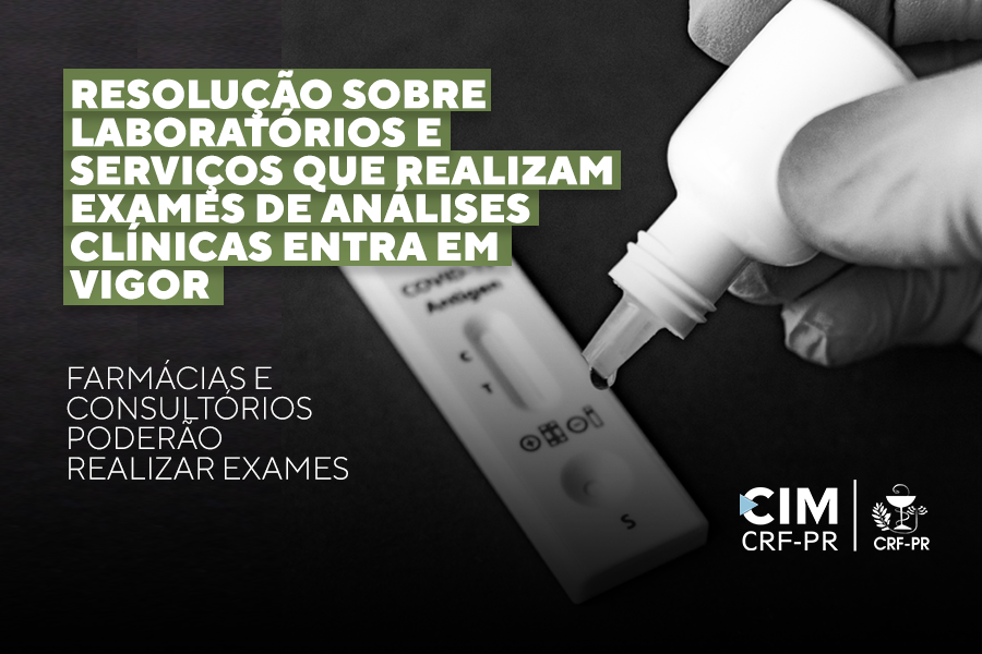 Resolução sobre laboratórios e serviços que realizam exames de análises clínicas entra em vigor