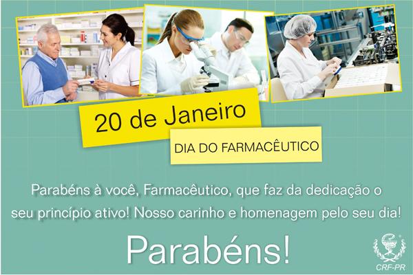 Dia do Farmacêutico - 20 de Janeiro